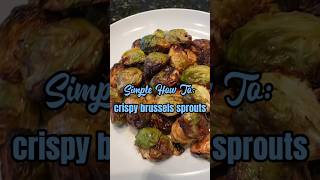 Crispy Brussels Sprouts Recipe  Air Fried brusselssprouts [upl. by Atnad482]