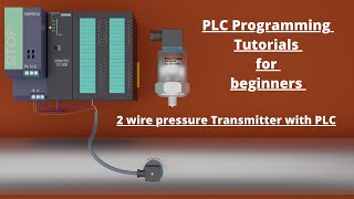 How to connect 2 wire pressure transmitter with PLC [upl. by Ashwin]