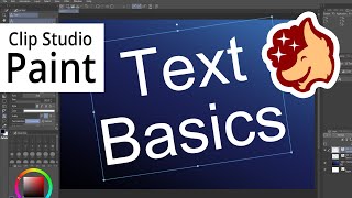 Text Basics  Text Tool in Clip Studio Paint [upl. by Basil]