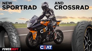 CEAT Steel Rads  SportRad and CrossRad Performance Tyres  PowerDrift [upl. by Norvall587]