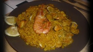 Paella de Marisco en paellera electrica Receta paso a paso de Carmen Cárdenas [upl. by Clary]