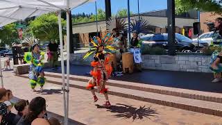 Huitzilopochtli Dancing Aztec Dance Circle Ensayos de danza Sherwood Oregon USA 3 [upl. by Koser258]