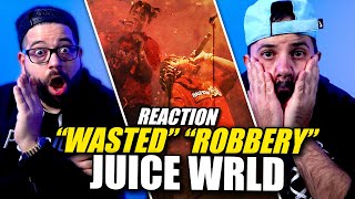 JK Bros reactions to Juice WRLDs Killer live performances of quotWastedquot and quotRobberyquot [upl. by Cooperstein]