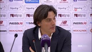 Vincenzo Montella ilk galibiyetini yorumladı Adana Demirspor 31 Çaykur Rizespor [upl. by Winchester]