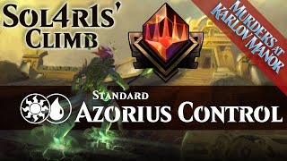 UWE is Back  Sol4r1s Ladder Climb mit Azorius Control Standard Bo3  Mythic [upl. by Ronnoc]