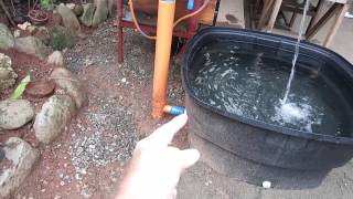 Demonstration of the Pipe in a Pipe Air Lift Pump in Action [upl. by Noillid]