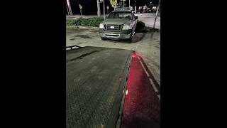 Late night tow at an inspection stationgas station f150 pickuptruck fyp [upl. by Monie]