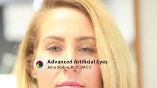 Dilating Pupil in Digital Prosthetic Eye from Advanced Artificial Eyes [upl. by Lerad723]