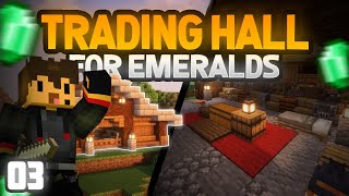 We Built A New Trading Hall in Minecraft Survival  SGGAMER3O  Survival Saga [upl. by Ramel727]