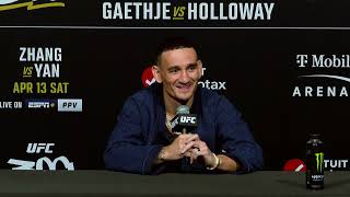 Max Holloway Fires Back at Conor McGregors Reaction to His UFC 300 Floral Shorts [upl. by Aaberg531]