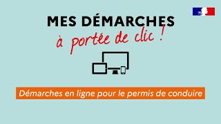 Démarches en ligne pour le permis de conduire [upl. by Keefe]