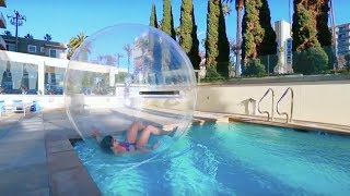 24 Hour Challenge in a BUBBLE  Cloe Feldman [upl. by Isleana]