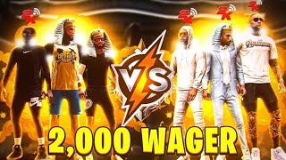 POORBOYSIN CHALLENGED ME amp TYCENO TO A 2000 WAGER MOST INTENSE WAGER OF NBA 2K20 [upl. by Goldman]