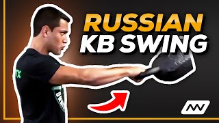 The Russian Kettlebell Swing  Kettlebell Exercise [upl. by Eanej]