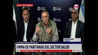 Paritarias la Provincia y ATSA sellaron un acuerdo [upl. by Taam]