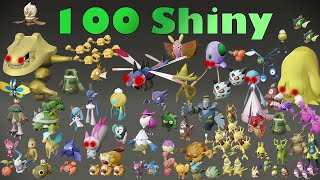 Catching 100 Shiny Pokemon in Legends Arceus III [upl. by Esmaria]