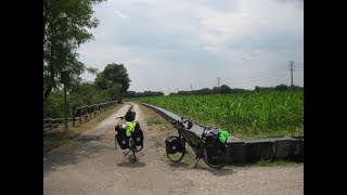 Fietsen van Arnhem naar Rome via Benjaminse Garda  Mantova dag 16 [upl. by Ayo786]