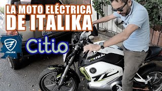 MOTO ELÉCTRICA DE ITALIKA CITIO [upl. by Latrell]