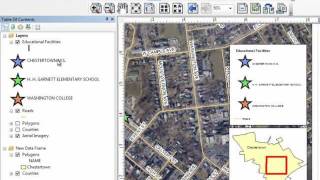 ArcGIS 10 Map Layout Demo in ArcMap  GT101  Washington College [upl. by Nygem491]