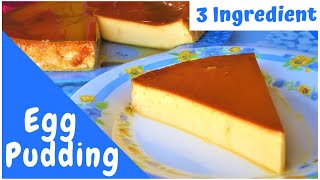 3 ingredient Egg Pudding [upl. by Kussell]