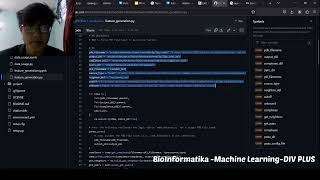 Machine Learning Bio Informatics DIVPLUSRizka M Imron1217050126IF C [upl. by Hillel]