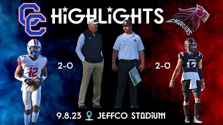 Chatfield vs Cherry Creek High School Football Highlights 9823 [upl. by Pega119]