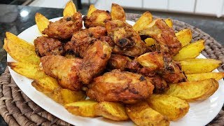 FRANGO COM BATATAS NA AIR FRYER I SUPER CROCANTE [upl. by Gregson]