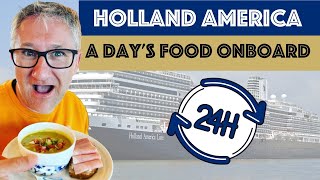 Cruise Ship Food Challenge 24 Hours on Holland America [upl. by Masson]