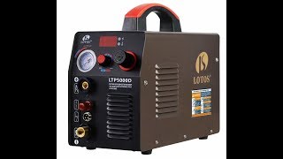 Lotos LTP5000D Plasma Cutter Pilot Arc Unboxing amp Setup [upl. by Tews376]