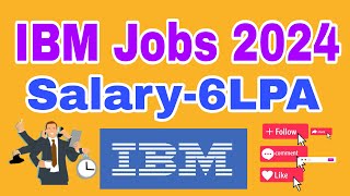 IBM Off Campus for Freshers 2024 Mass Hiring as Process Analyst – Claims Salary 6 LPA [upl. by Ronel]