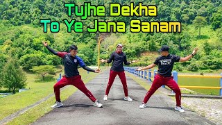 Tujhe Dekha To Ye Jana Sanam  Dance Fitness  Bollywood Dance  Happy Role Creation [upl. by Armbrecht]