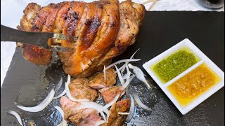 🌸JARRET de PORC entier épicé à la moutarde braisé au four 🔥danycuisineporcviande [upl. by Ahsienak]