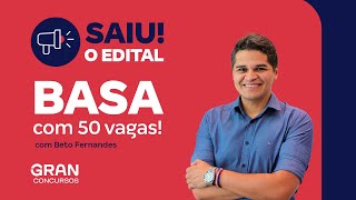 Concurso BASA  Saiu o Edital com 50 vagas  400 CR [upl. by Tedra]