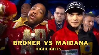 The EPIC fight between BRONER and MAIDANA [upl. by Llereg]