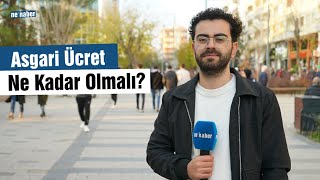 Asgari Ücret Ne Kadar Olmalı [upl. by Radloff]