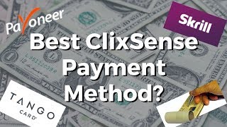 ClixSense Payment Methods  Find the Best Option for YOU [upl. by Tersina]