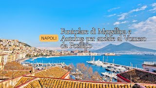 Prendiamo una delle funicolari più belle di Napoli da Mergellina a Posillipo poi diretti al Vomero [upl. by Nnyrb51]