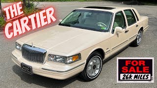 STUNNING 1996 Lincoln Town Car Cartier 26K Miles EVERY OPTION For Sale Specialty Motor Cars [upl. by Sadnac439]