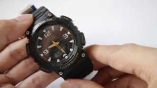 Review CASIO SOLAR AQS810W by wwwsiamnaligacom [upl. by Wahlstrom]