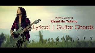 Khani Ho Yahmu  Trishna Gurung  karoke trishnagurung nepalifolkmusic [upl. by Yanrahs]