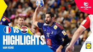 Thats why we call it a classic 😍  France vs Croatia  Highlights  Mens EHF EURO 2024 [upl. by Hillegass]