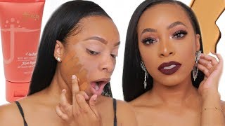 I TRIED THE NEW JUVIAS PLACE FOUNDATION AND  I AM MAGIC FOUNDATION amp CONCEALER REVIEW [upl. by Ainoyek]