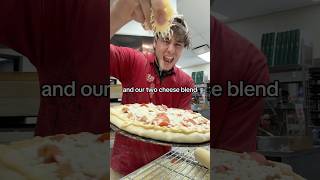 Making a CHEESY BASED PIZZA pizza food trending youtube youtubeshorts funny [upl. by Tilla221]