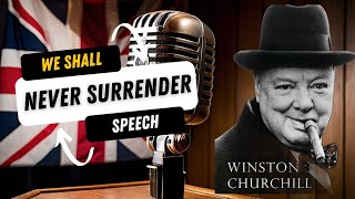 Lex Fridman We shall never surrender  speech by Winston Churchill [upl. by Simone]