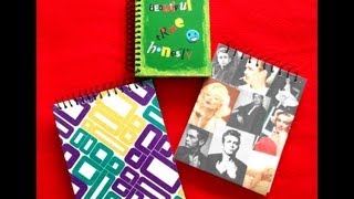 DIY modifica tu vieja agenda y haz una libreta [upl. by Oriana]