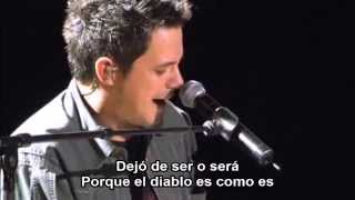 LO VES Letra Alejandro Sanz en vivo HD [upl. by Anatak]