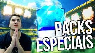 EM BUSCA DAS CARTAS AZUIS  PACK OPENING TOTGS  FIFA 17 [upl. by Nangatrad]