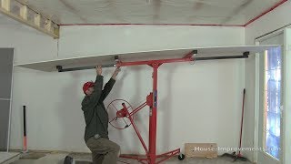 How To Use a Drywall Lift [upl. by Ophelie]