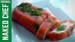 Smoked SALMON TERRINE  How to make Perfect Christmas recipe [upl. by Nahtanod687]