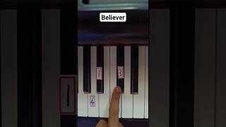 Believer Piano Tutorial 4 [upl. by Hanima]